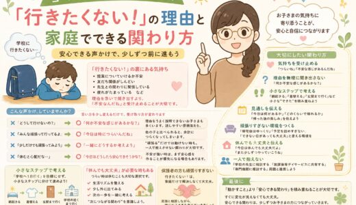 朝の声かけで変わる｜「行きたくない！」のときに大切にしたい関わり方